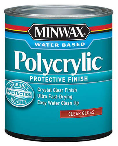 Фото Полиуретановый лак на водной основе Minwax Polycrylic Матовый 946 мл в интернет-магазине ToolHaus.ru